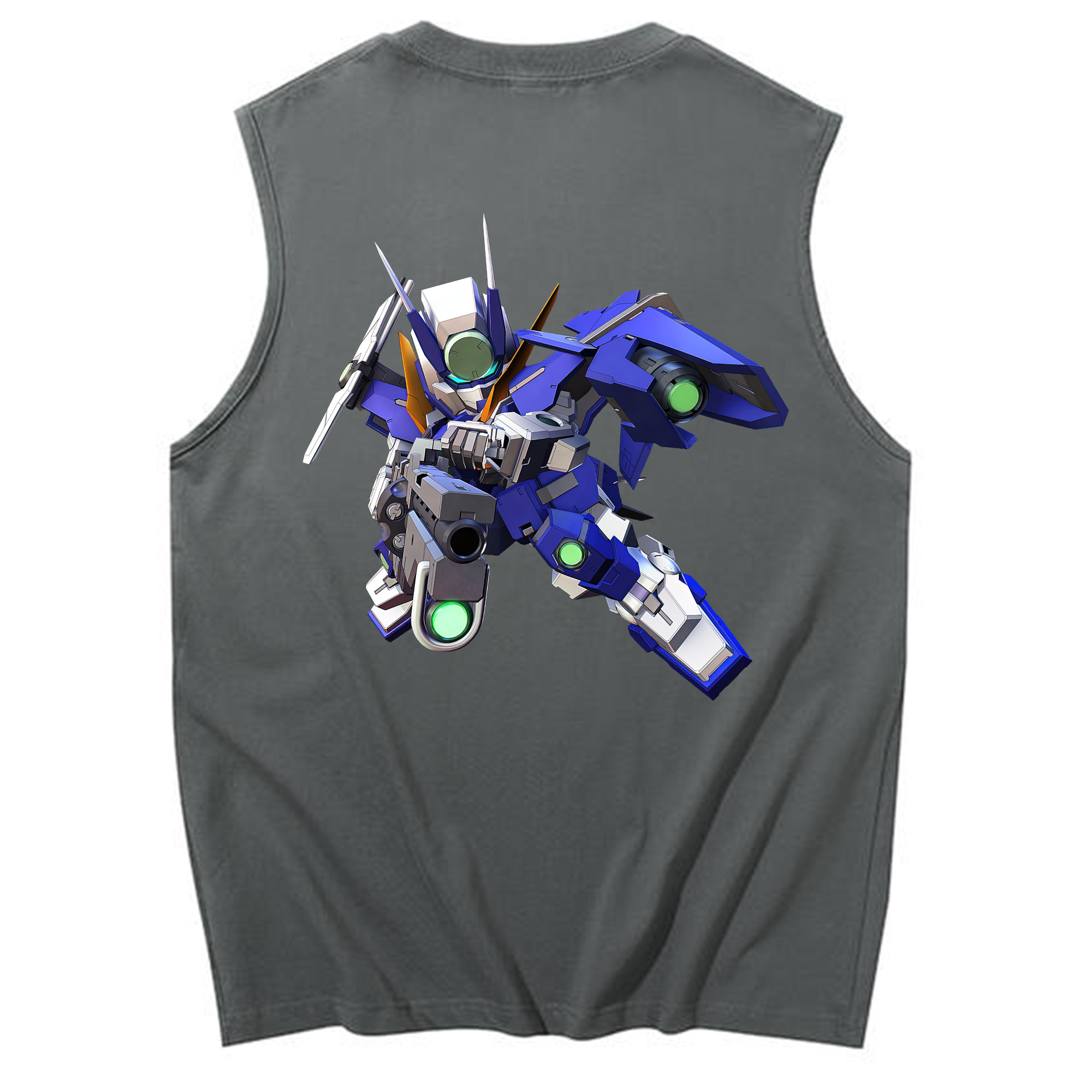 （画像用） 機動戦士ガンダム Mobile Suit Gundam コットン100％タンクトップ（背面プリント）